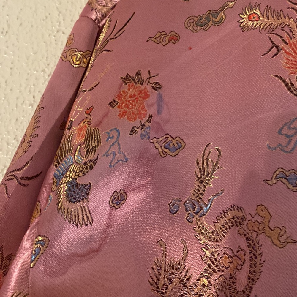 Beautiful vintage pinkish purple kimono - Picture 7 of 8